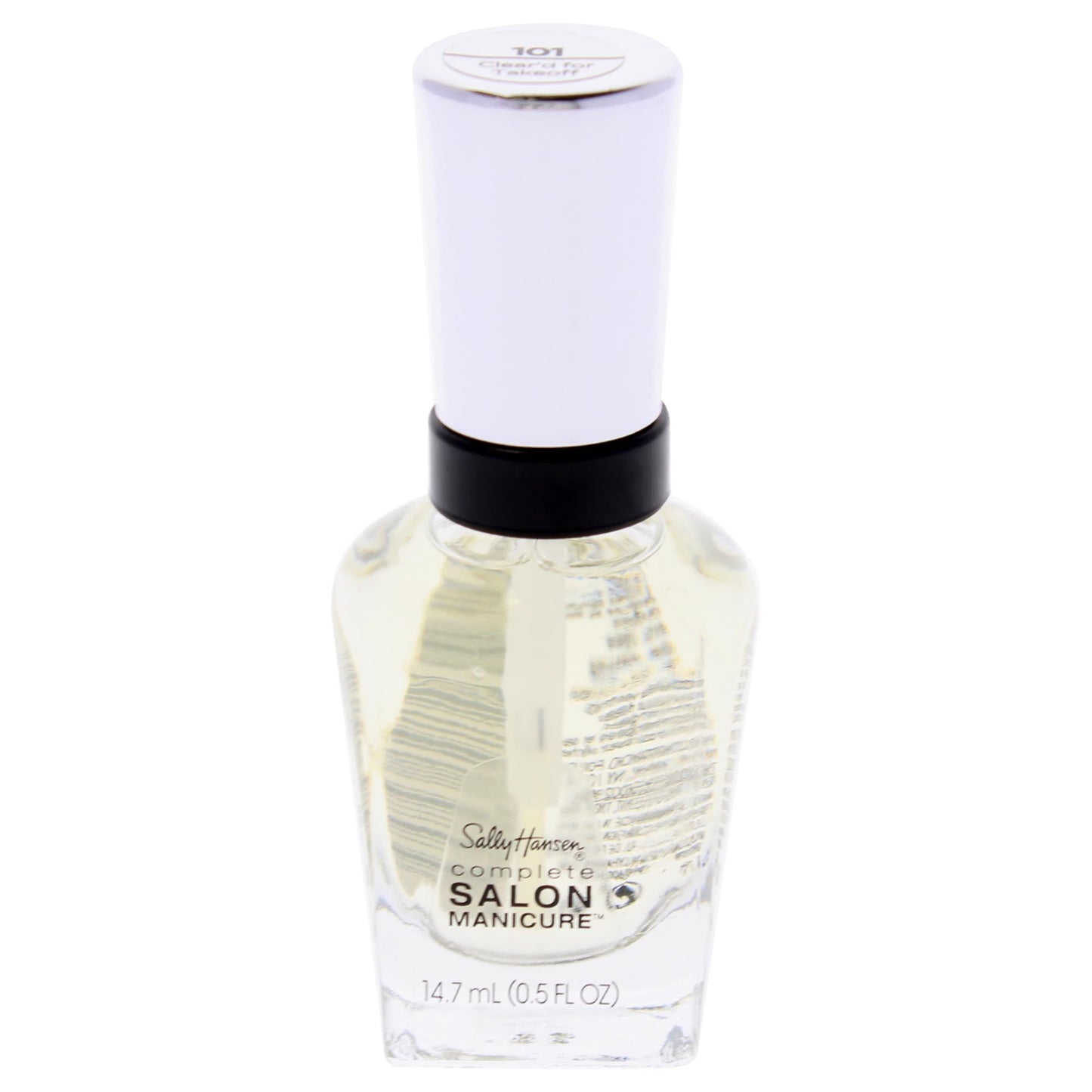 Sally Hansen Complete Salon Manicure Nail Polish, Clear'd for Takeoff 0.5 Ounce Long-Lasting Nail Polish with Gel Shine & Nourishing Care