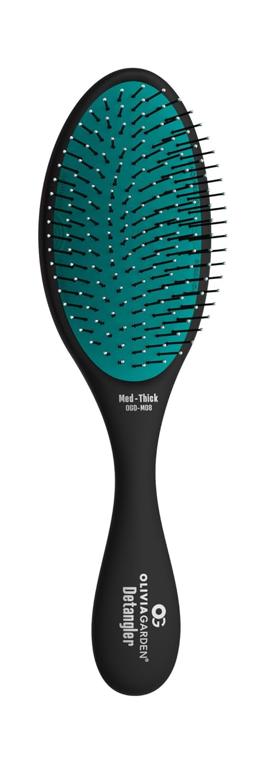 Olivia Garden OG Detangler Brush - Scalp-Massaging, Easy-Clean Design for All Hair Types
