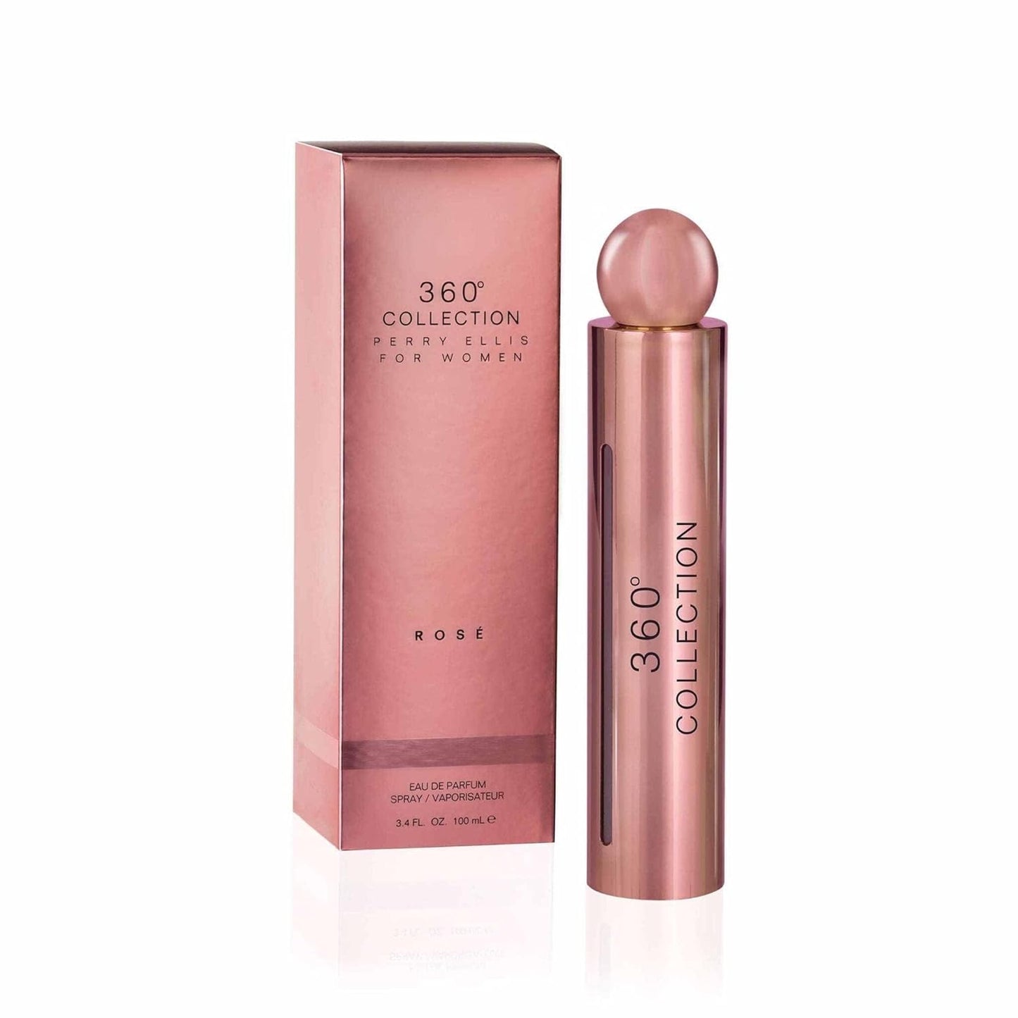 Perry Ellis 360 Collection Rose for Women Eau de Parfum Spray, 3.4 Ounce
