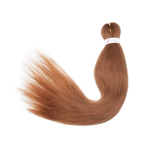 Pre-Stretched Braiding Hair Extensions Hot Water Setting Braiding Hair Easy Braid Crochet Hair Professional Itch Free Synthetic Fiber Soft Yaki Texture Braids hair 26In (5 Bundles,Light Auburn)