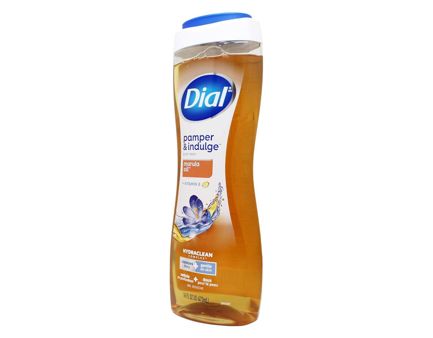 Dial Pamper & Indulge Body Wash with Marula Oil and Vitamin E, 16 fl oz (Pack of 3)