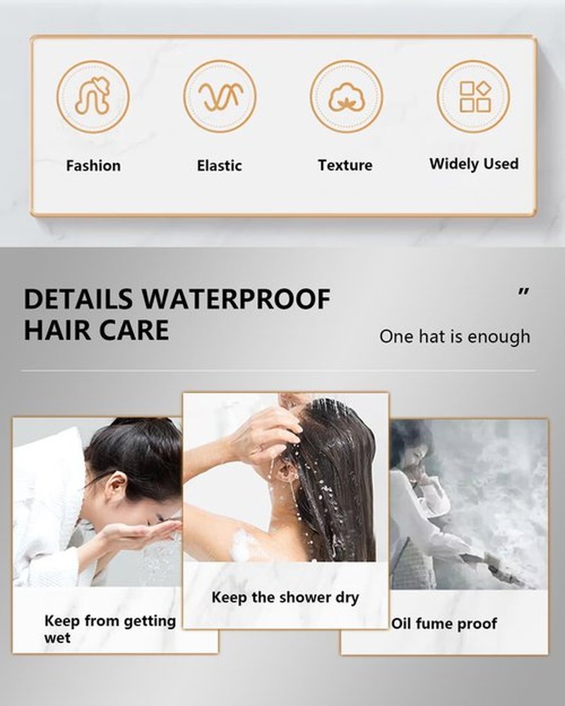 Years calm Silk Bonnet for Sleeping Women, Double Layer Soft Ajustable Elasticity Band Satin Bonnet for Sleeping Hair - Sleep Shower Caps (Black, One Size)