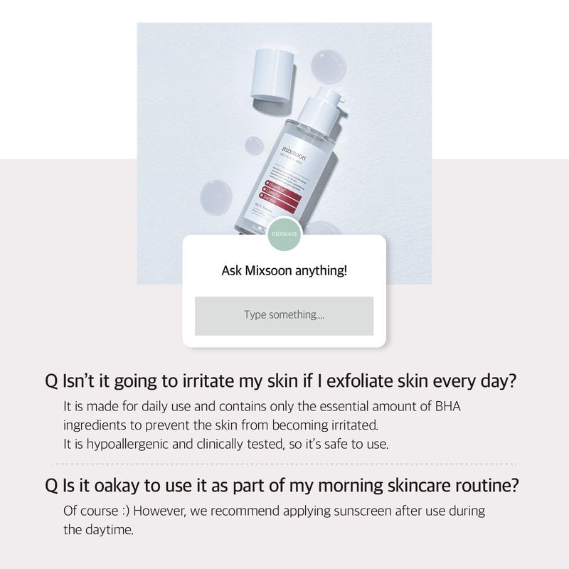 mixsoon H.C.T. Essence 1.69 fl oz (50ml) | Face Moisturizer, Sooth irritated skin | Heartleaf, Centella Asiatica, Teatree