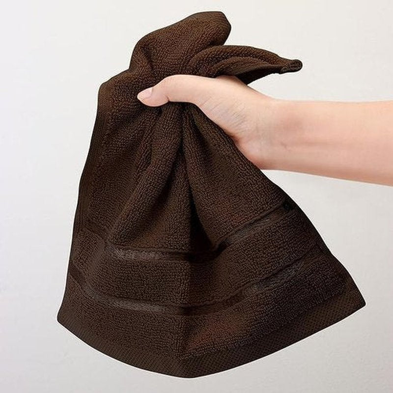 Utopia Towels - 216 Pack Viscose Luxury Wash Cloths Set (12 x 12 Inches) Cotton Ring Spun, Highly Absorbent and Soft Feel Essential Washcloths for Bathroom, Face Towel, Gym and Spa (Brown)
