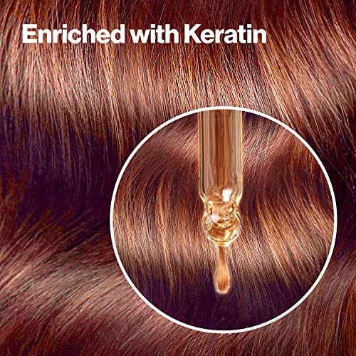 Revlon Permanent Hair Color, Permanent Hair Dye, Colorsilk with 100% Gray Coverage, Ammonia-Free, Keratin and Amino Acids, 43 Medium Golden Brown, 4.4 Oz (Pack of 3)