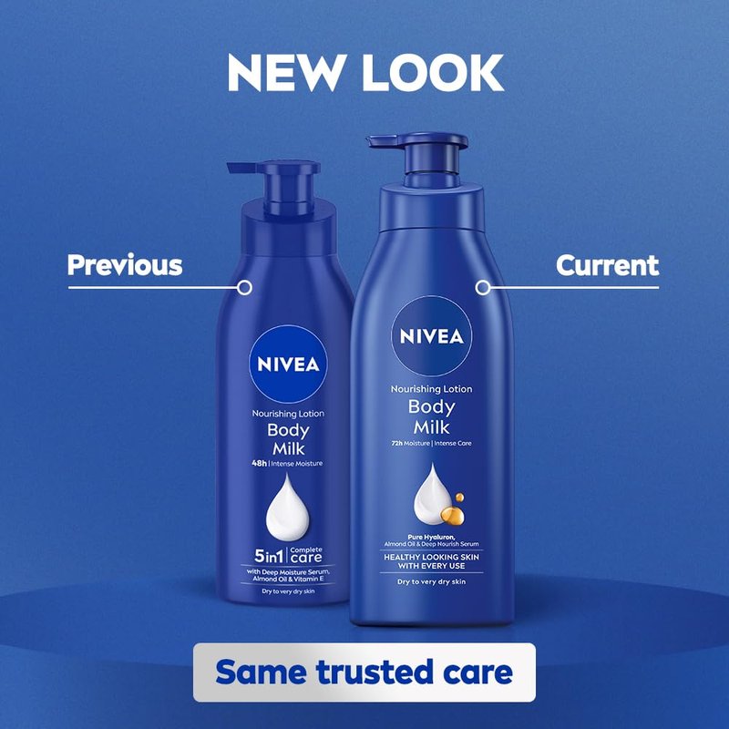 Nivea Nourishing Lotion Body Milk Richly Caring For Very Dry Skin, 400ml