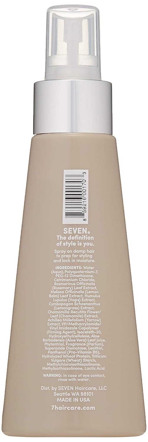 SEVEN Hair Care Gazar Hydrate Conditioner for Women & Men, Anti-Frizz, Moisturize Dry Hair, Sulfate + Paraben Free, Cruelty Free with Argan Oil, Jojoba & Biotin, Made in USA