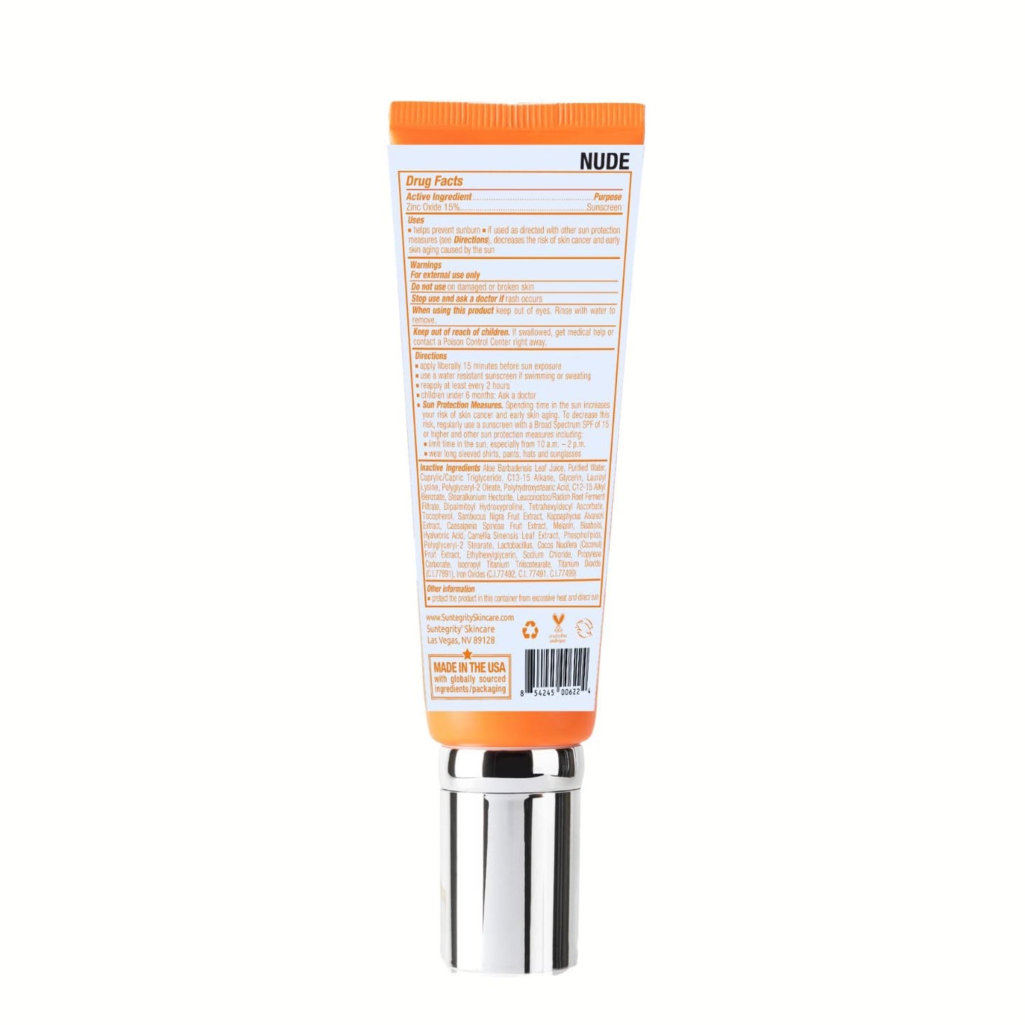 Suntegrity Impeccable Skin - Tinted Sunscreen, Broad Spectrum SPF 30 (Ivory) - 2 oz