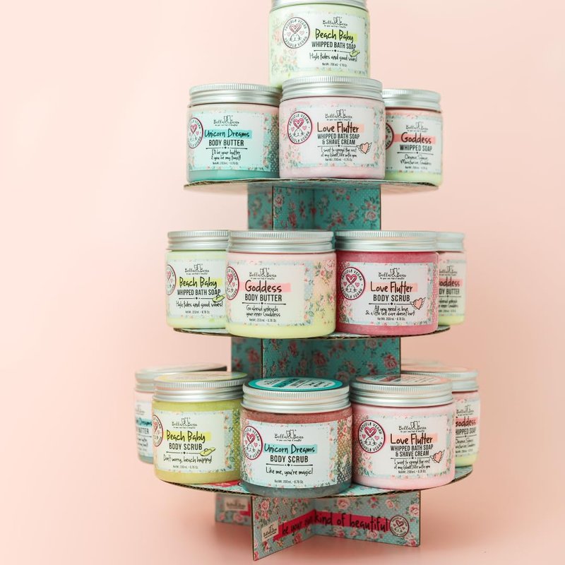 Bella & Bear Exfoliating Body Scrub – Vegan & Cruelty-Free Moisturizing Polish for Smooth, Radiant Skin