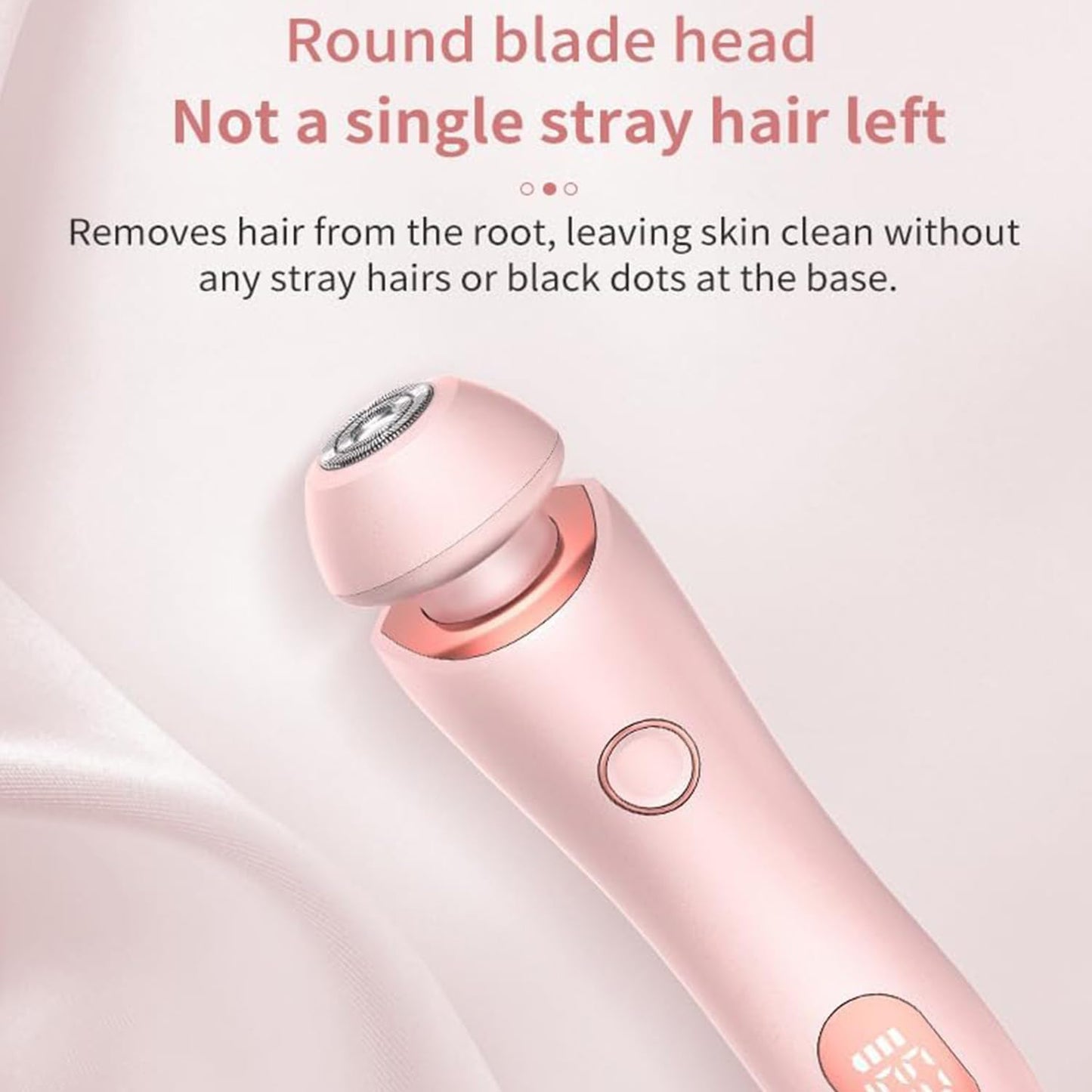 ENVGSOMP Silkglide Pro - 2024 Best Silk Glide Razor, Silk Glide Epilator Painless Hair Removal at Home, 2 in 1 Electric Shaver Razors for Women, Wet & Dry (Pink)