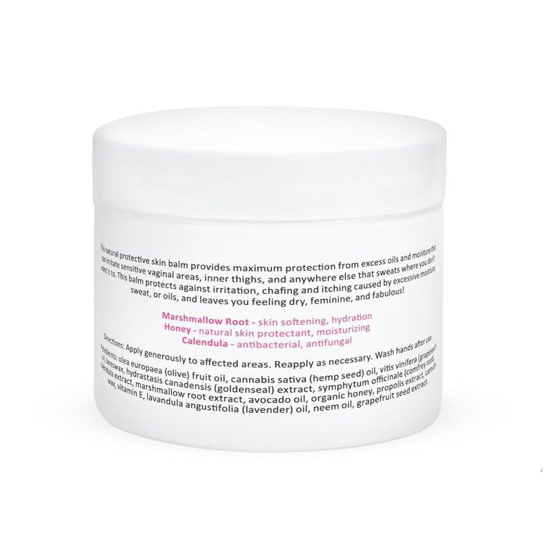 Kushae Protective Feminine Skin Balm, Refreshing & Soothing Vulva Moisturizer for Feminine Dryness, Menopausal Dryness, Fragrance-Free Vulva Care Products, 2.1 oz