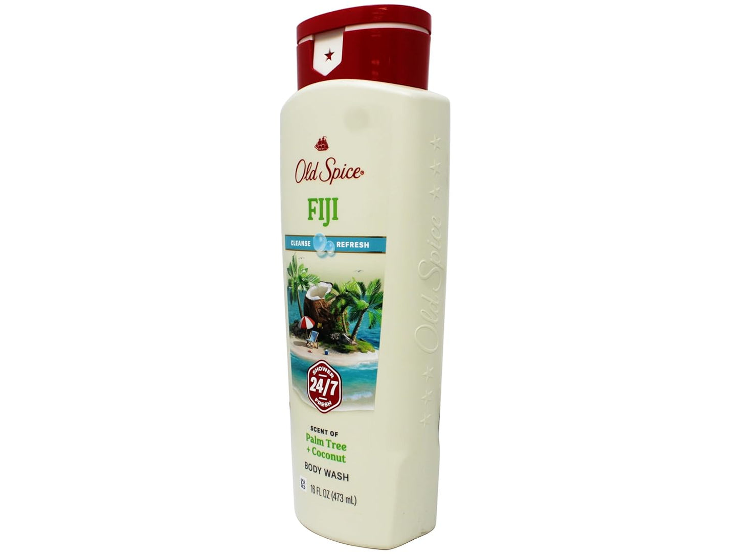Old Spice Fresher Collection Fiji Scent Men's Body Wash 16 Oz (Pack of 3)