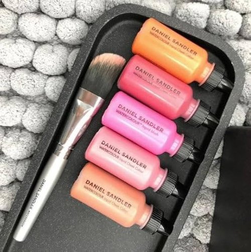 Daniel Sandler WATERCOLOUR LIQUID BLUSH PASSION – Lightweight, Buildable, Water-Resistant Formula for Cheeks, Lips & Eyes