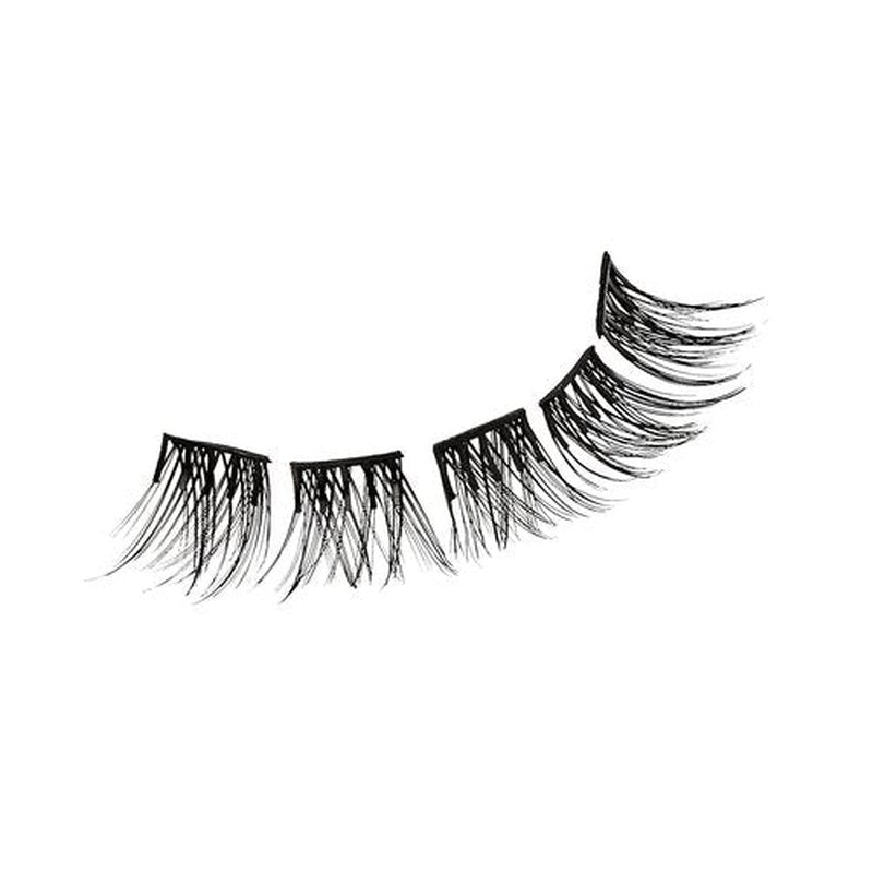 KISS imPRESS Falsies False Eyelashes, Lash Clusters, 'Voluminous', 14 mm, Includes 20 Clusters, 1 applicator, Contact Lens Friendly, Easy to Apply, Reusable Strip Lashes