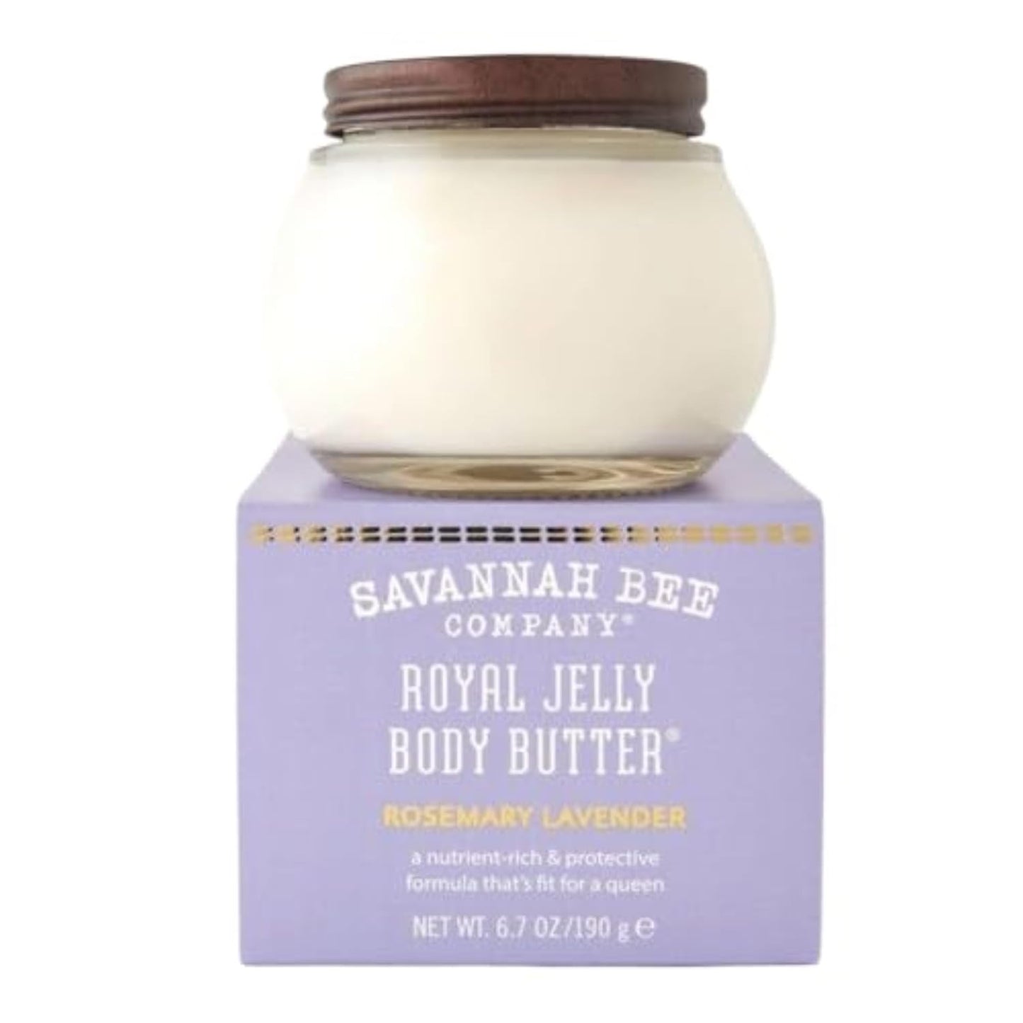 Savannah Bee Company Royal Jelly Body Butter - Deep Hydrating Body Butter for Dry Skin