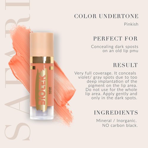 Biotek Mixing Corrector Pigment for Permanent Makeup - Made in Italy - Safari 0,61 fl.oz.