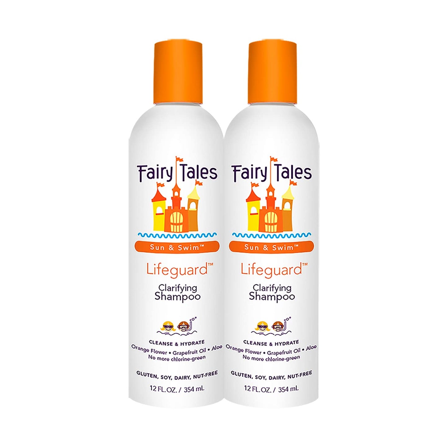 Fairy Tales Swim Shampoo for Kids - 32 oz | Made with Natural Ingredients in the USA | Chlorine Removal Swimmer Shampoo for Kids | No Parabens, Sulfates, or Synthetic dyes