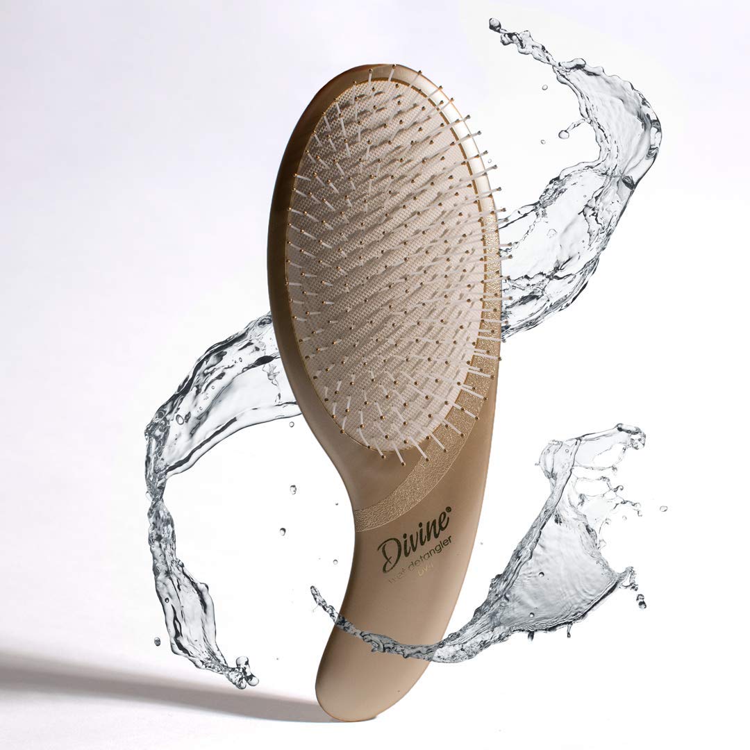 Olivia Garden Divine Revolutionary Hair Brush - Ergonomic Design, Gentle on Hair & Scalp