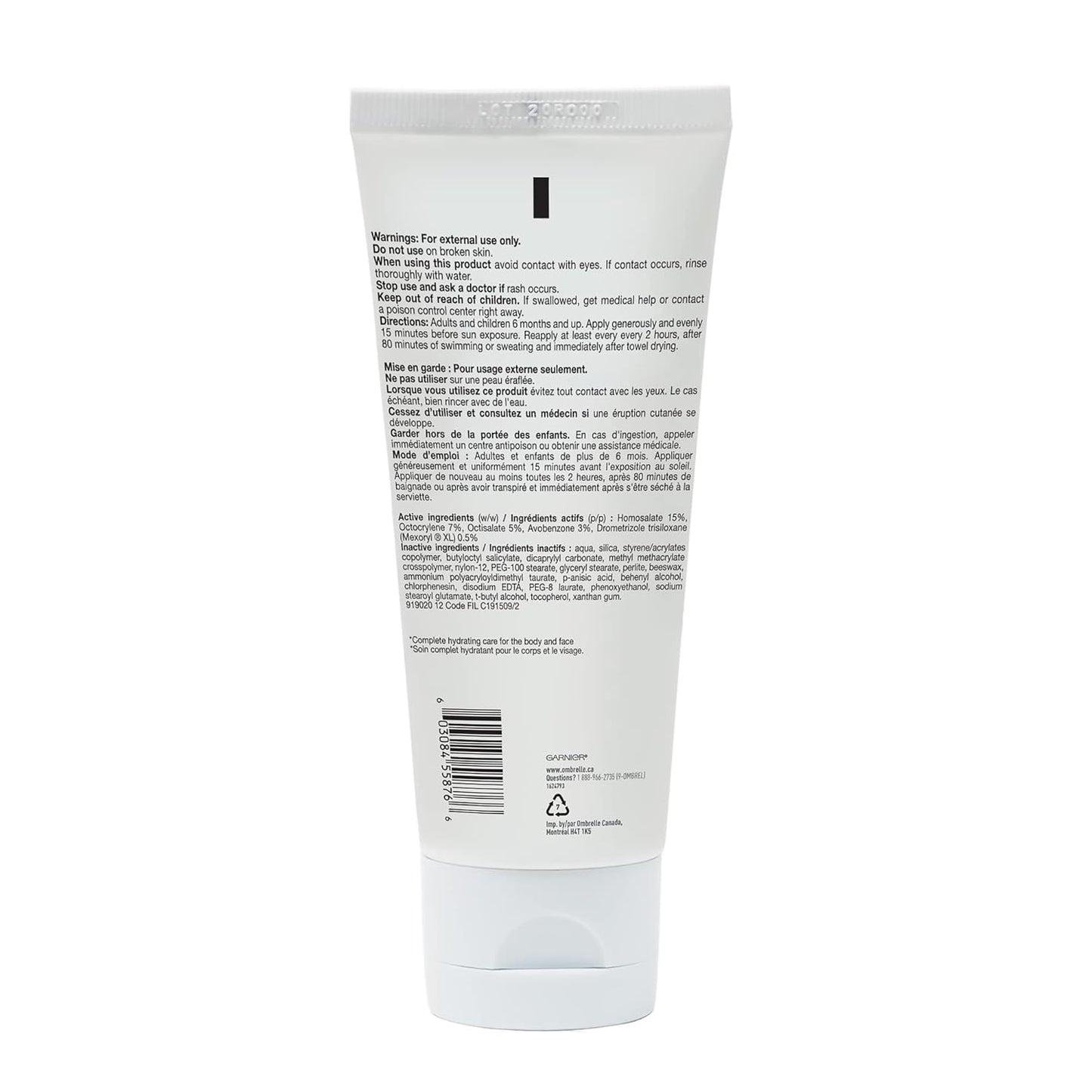 Ombrelle Complete Sensitive Advanced 60 SPF 200 mL