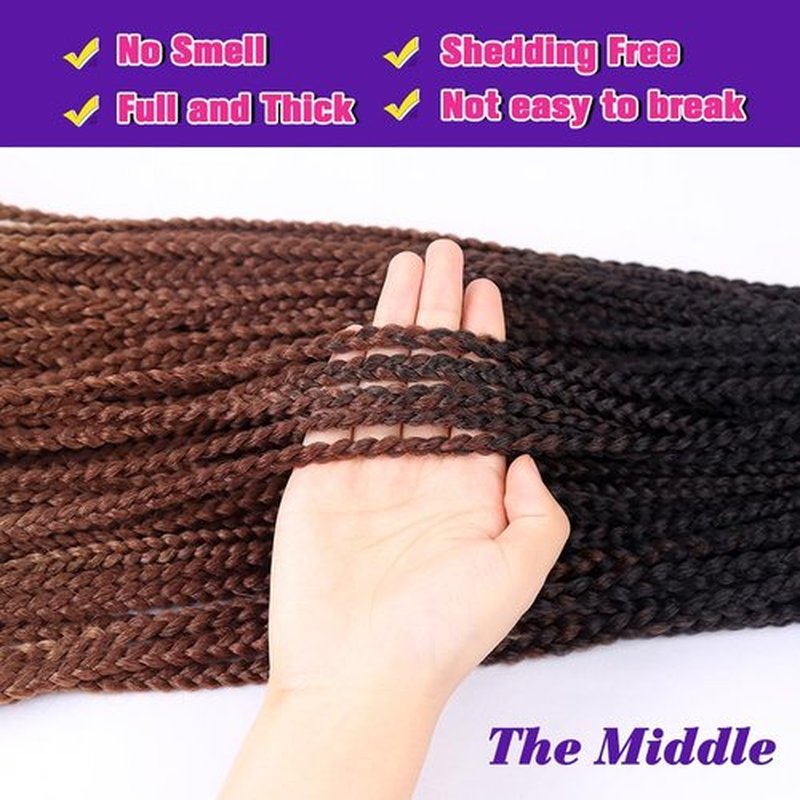 Amir Hair 8 packs French Curly Crochet Braids 26 Inch Goddess Box Braids Crochet Hair Pre Looped With Curly Wavy Ends Synthetic Hair Extensions (26 Inch(pack of 8), C14#)