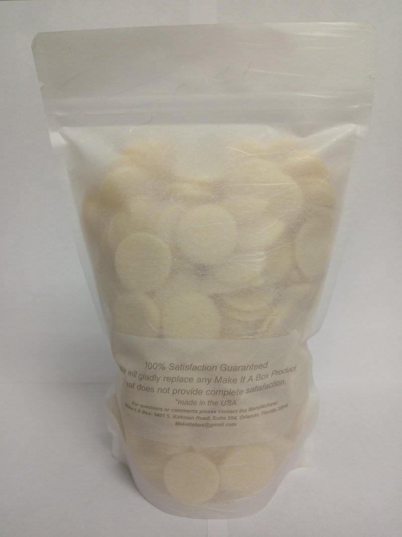Cocoa Butter Wafers, Organic, 1LB