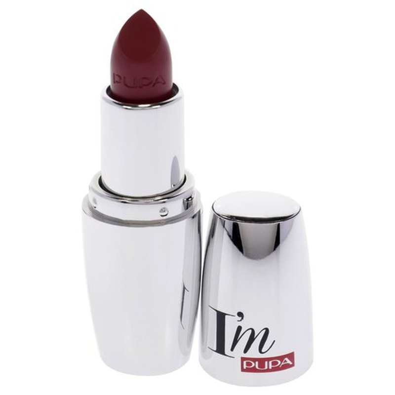 Pupa I Am Pure-Colour Lipstick - 111 Glam Rose Milano for Women - 0.123 oz Lipstick