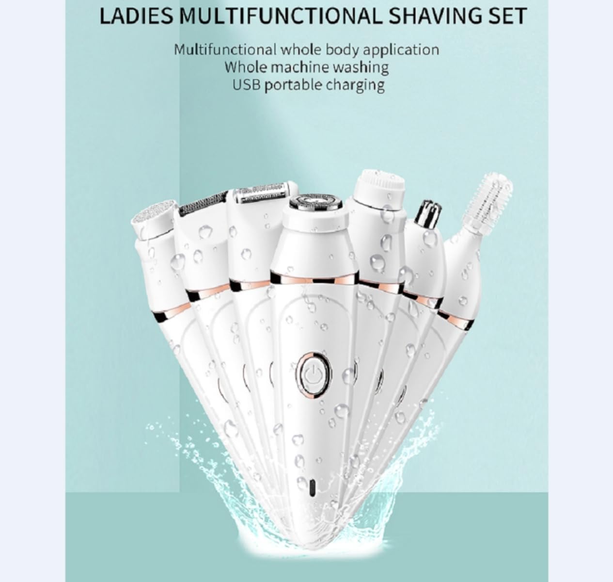 Pluxy Epil Pro 3.0 Women Face Epilator,Pluxy Epil Pro 3.0 Facial Hair Removal for Women,Pluxy Hair Removal for Face,7-in-1 Painless Body Shaver,Suitable for Face, Body, Legs, Underarm