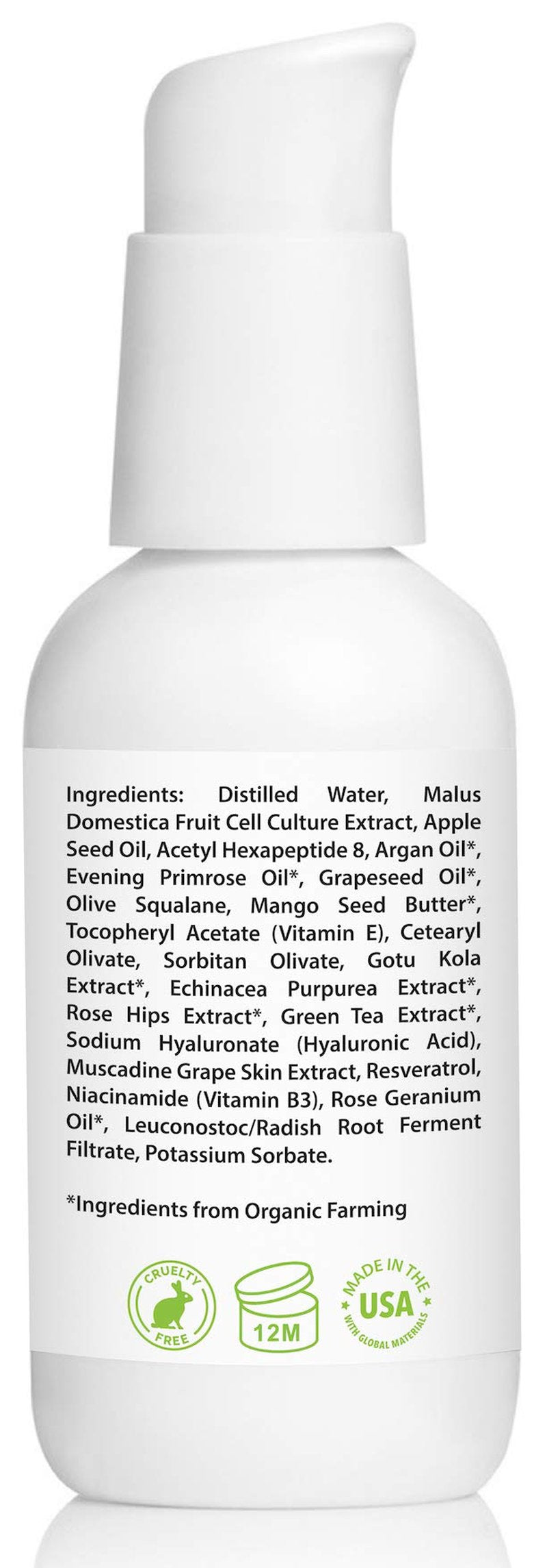 Amara Beauty Anti Aging Face Cream Moisturizer with Resveratrol & Peptides, 2 fl. oz.