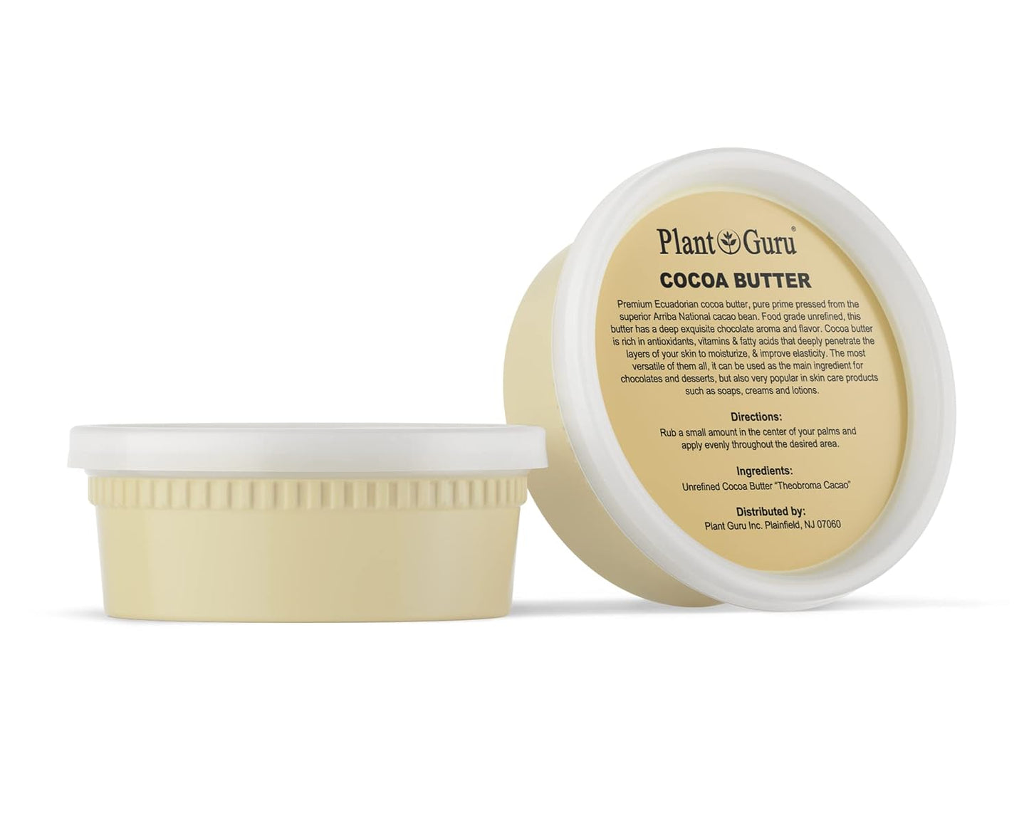 Raw Cocoa Butter 14.5 oz. 100% Pure Natural Unrefined FOOD GRADE Arriba Nacional Cacao Bean, Great For Chocolate Making, Soap, Lip Balm and Moisturizer For DIY Body Butters