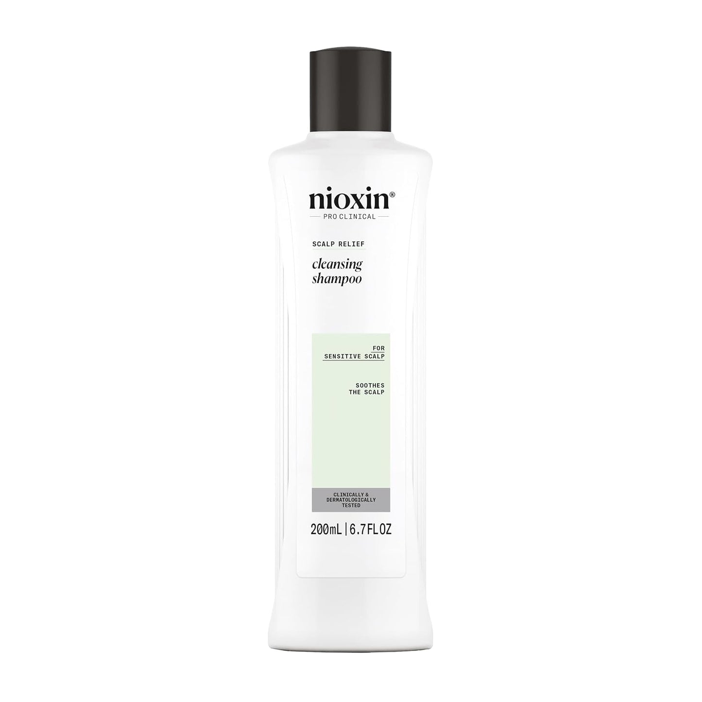 Nioxin Scalp Relief Cleansing Shampoo | Soothes, Hydrates, & Thickens Hair | For Sensitive, Dry, & Itchy Scalp | Made with Aloe Vera & Vitamin E
