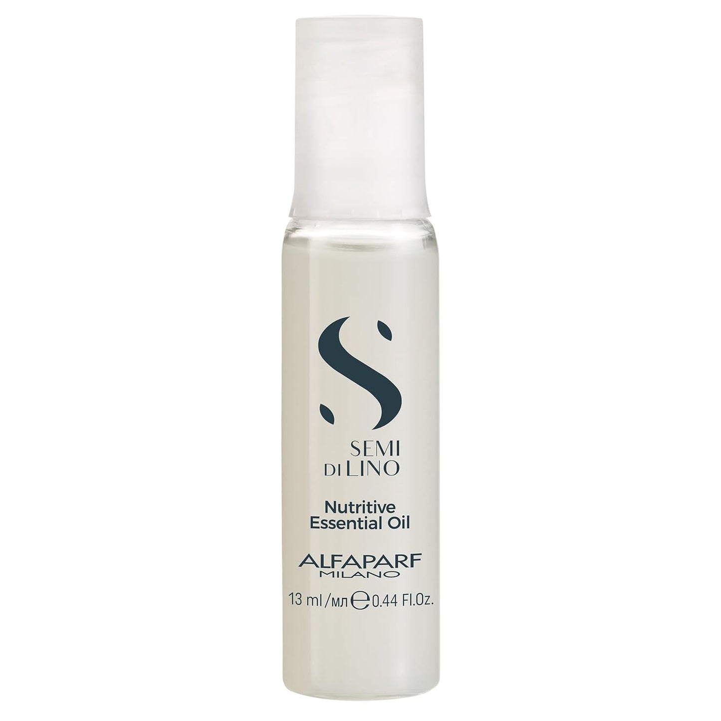 Alfaparf Milano Semi Di Lino Moisture Nutritive Essential Hair Oil - Professional Hair Oil Treatment to Protect & Prolong Color Treated Hair - Sulfate + Paraben Free (6 Vials - 13ml / 0.44 fl. oz)