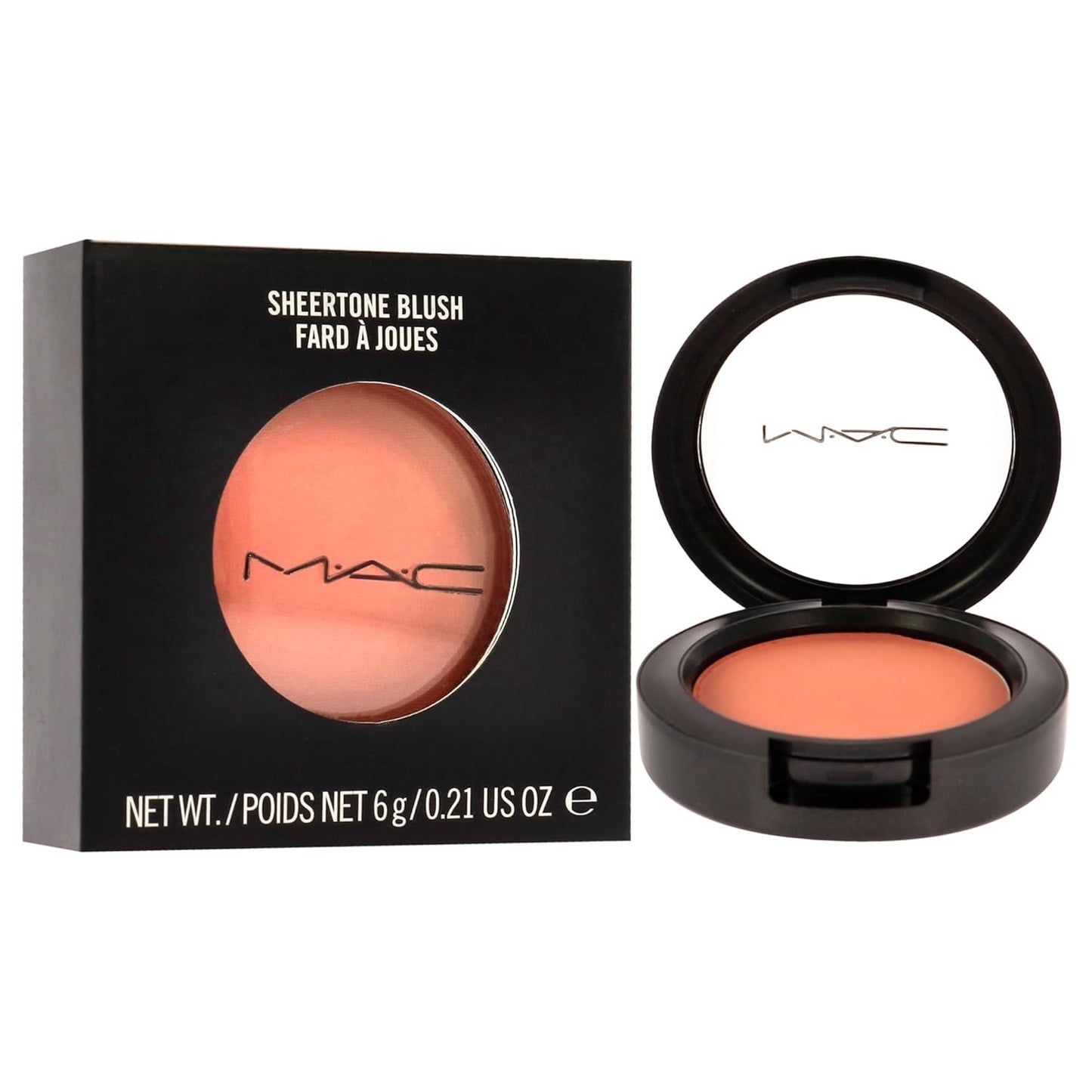 MAC Blush Powder for Women, Desert Rose, desert rose-soft reddish burgundy (matte), 6g/.21 ounce
