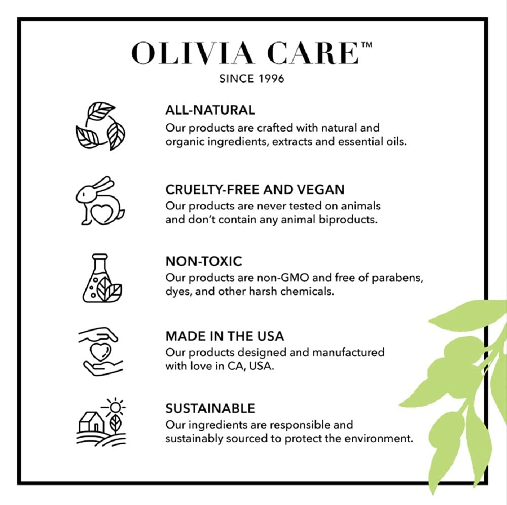 Olivia Care 3 Pack Body Oils: Apricot Fig, French Rose, Jasmine Gardenia - Natural Perfume Oils For Women & After Bath Oils Body Moisturizers, Rich in Vitamin E, K, & Omega (3 Scents)