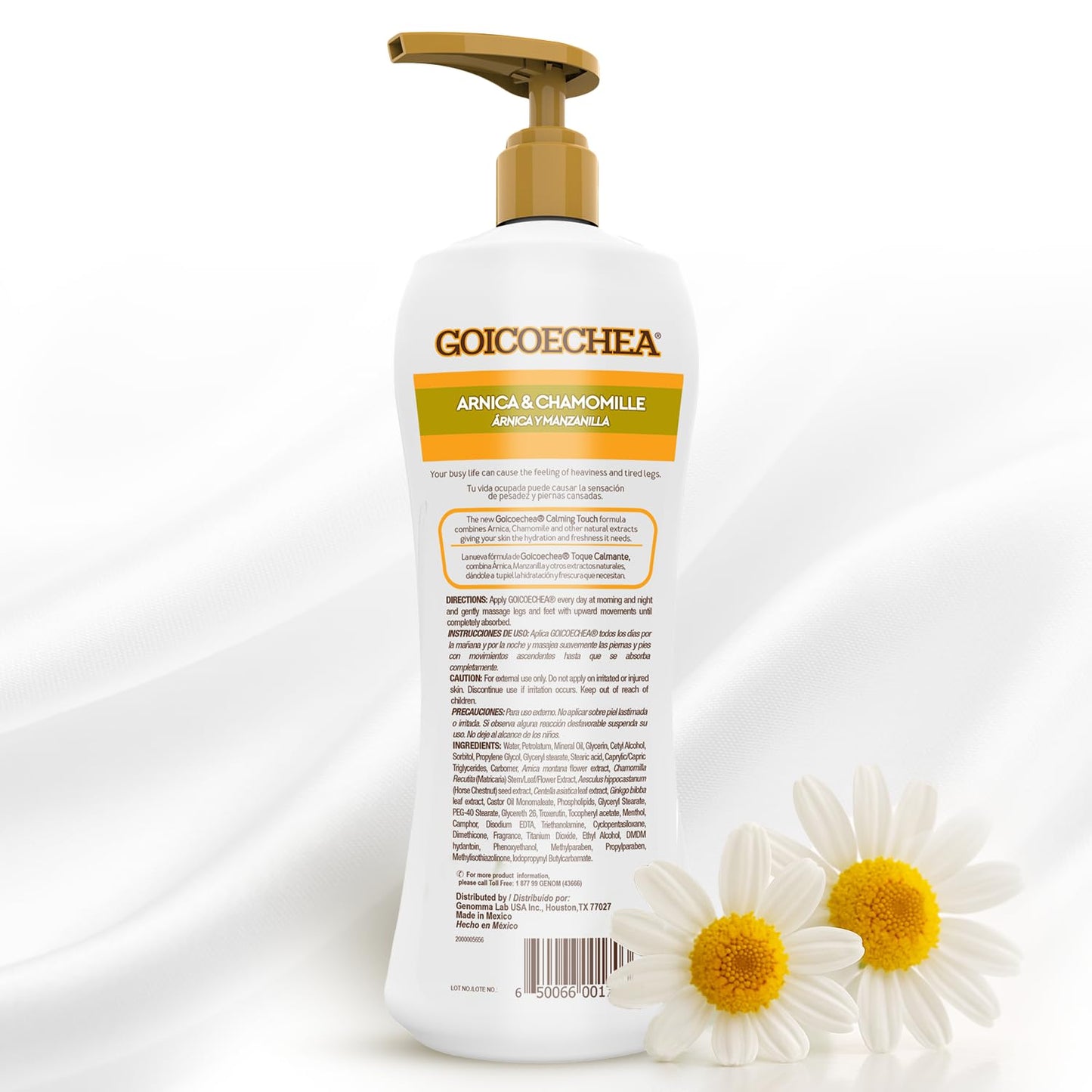 Goicoechea Arnica & Chamomile, Varicose Veins Cream, 13.5 Oz, 3-Pack
