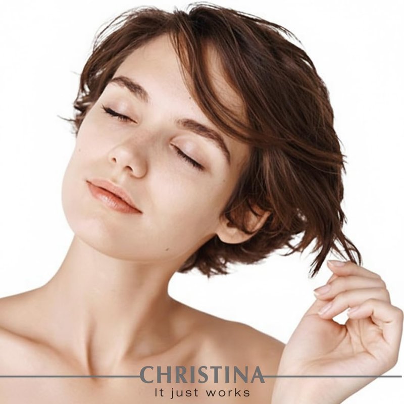 Christina - Collagen Face Moisturizer with Hyaluronic Acid – Marine Restore Cream for Hydration, Wrinkle Reduction, and Skin Firming – Lightweight Anti-Wrinkle Facial Cream for Ages 20-50+ - 60 ml