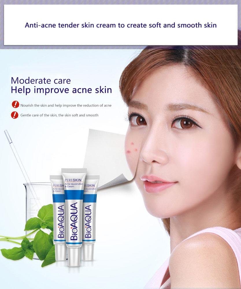 BIOAQUA Acne Scar Blemish Gel Spot Removal Oil Control Face Cream