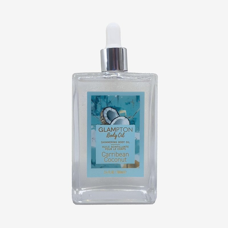 Glampton Caribbean Coconut Body Oil 3.4 oz
