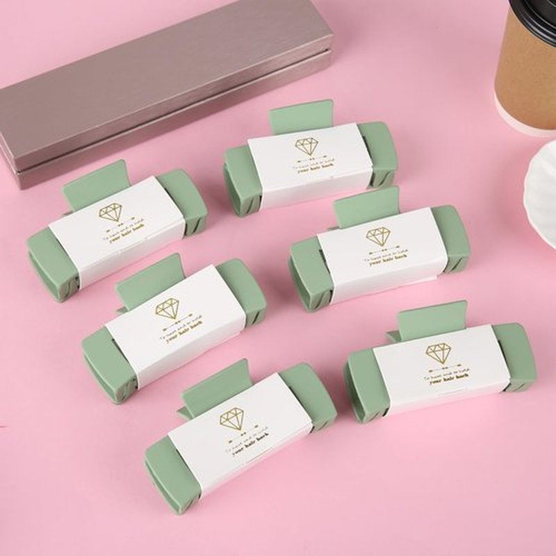 12pcsBridesmaid Proposal Gifts 4.1inch square Bachelorette hair Claw Clip heart Sunglasses set of 6 Girls Trendy gift for Wedding Party Favors(Sage Green)