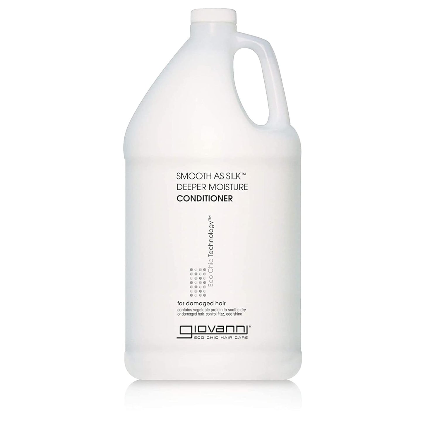 GIOVANNI Smooth As Silk Deeper Moisture Conditioner - Calms Frizz, Adds Moisture, Detangles, Wash & Go, Co Wash, Infused with Natural Botanical Ingredients, Color Safe, Sulfate Free - 8.5 oz (3 Pack)