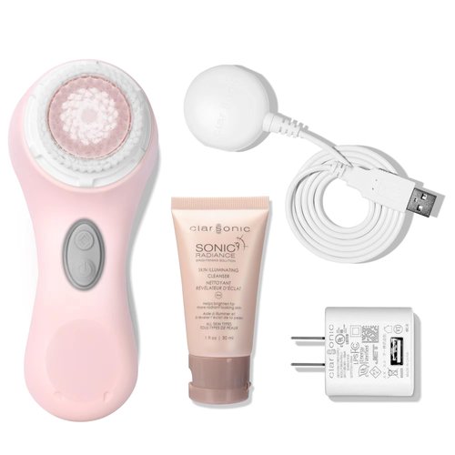 Clarsonic Facial Cleansing Brush System, Mia 2 Sonic Face Scrubber, Pink