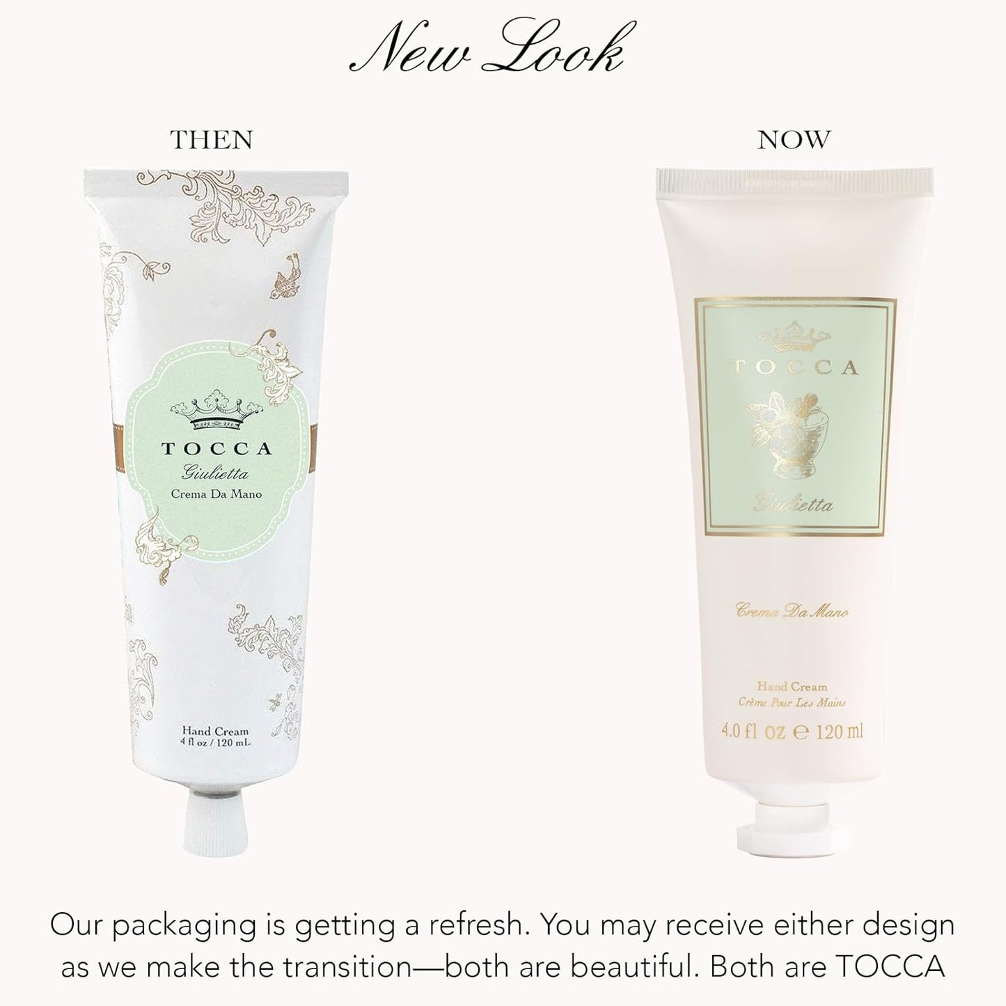 Tocca Crema de Mano, Cleopatra Hand Cream, 4 oz - Grapefruit, Jasmine, Vanilla Musk - Moisturizing, Quick Absorbing