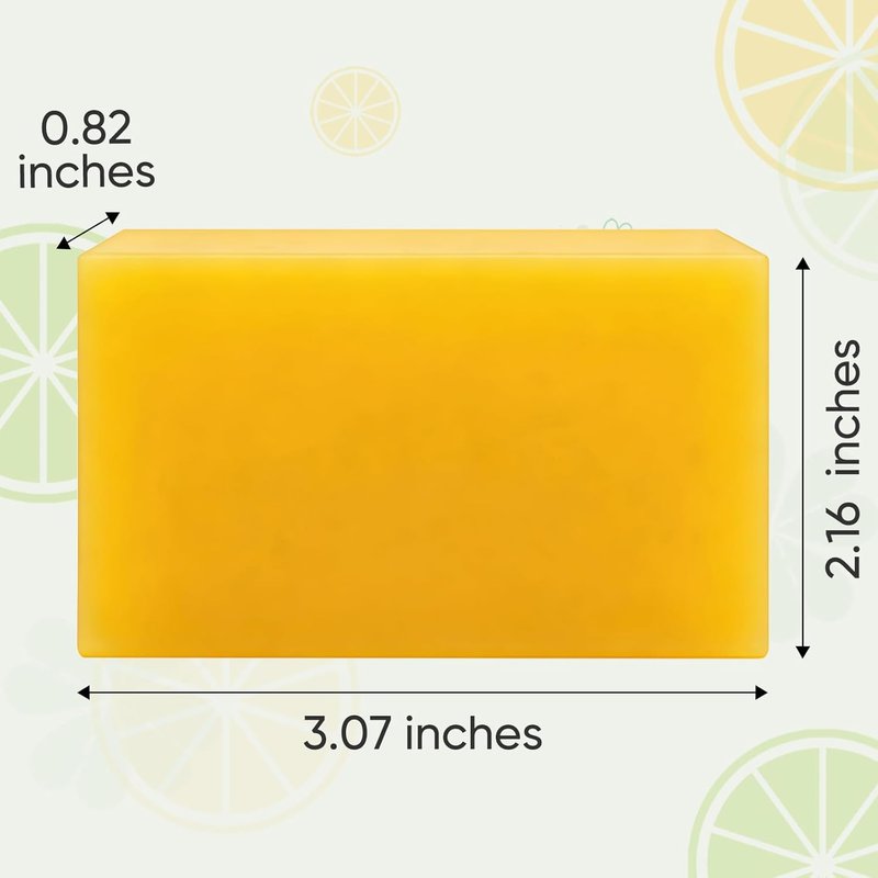 Turmeric Lemon Soap Bar - 2PCS Nourishing & Clarifying for Facial & Body Skin | Ideal for Dry & Oily Skin
