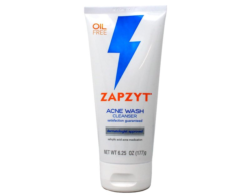ZAPZYT Acne Wash with Salicylic Acid 6.25 oz (Pack of 3)