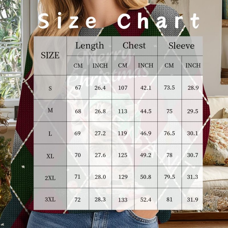 BIVENANT Ugly Christmas Sweater Women Womens Funny Cat Sweatshirts Crew Neck Animal Print Xmas Shirts Holiday Sweaters Tops Trendy Winter Gifts,Christmas Penguin,3XL