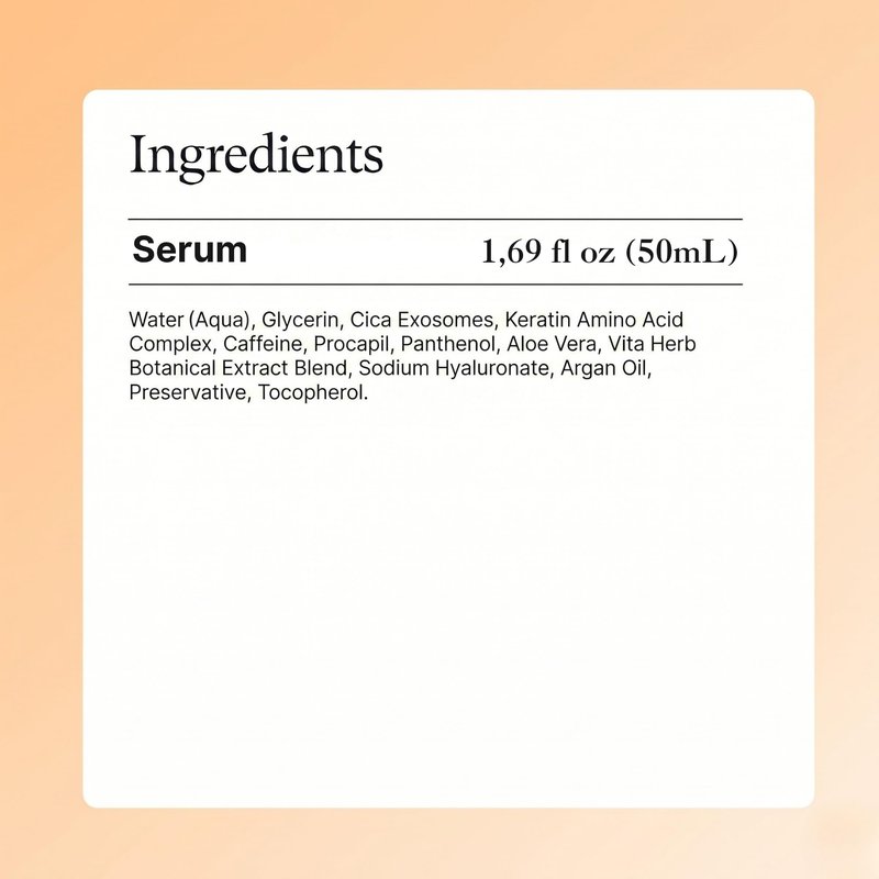 The Stem Cell Lab Hair Serum, Exosome Enriched, 50ml