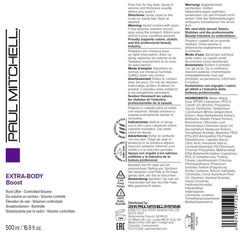 Paul Mitchell Extra-Body Boost Volumizing Spray, Lifts + Volumizes, For Fine Hair, 16.9 fl. oz.