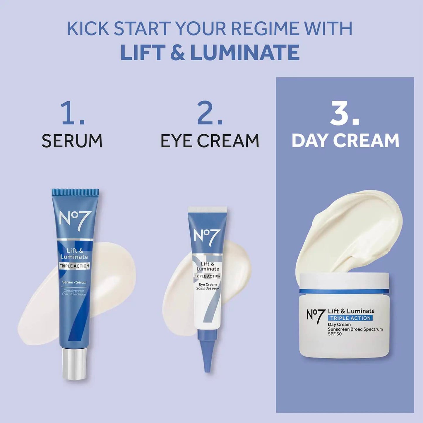 Lift & Luminate Day Cream SPF 30 - Anti-Aging Face Cream with Hydrating Peptides & Vitamin C (50ml)