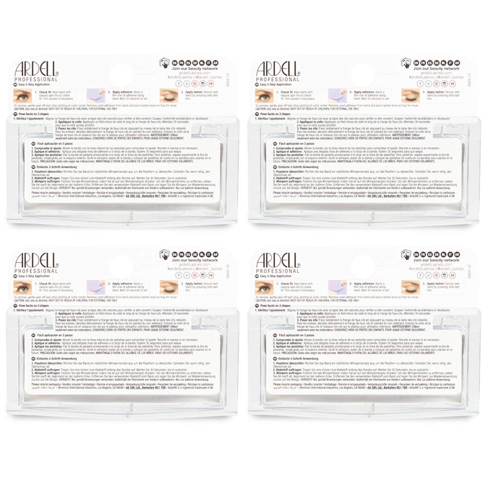 Ardell Mega Volume Lash 253 Multi-Layered False Lashes with Curl Technology, 4 pairs