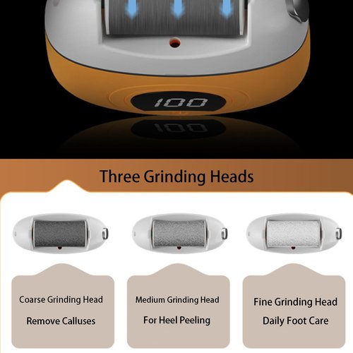 Voalsz Feet Callus Remover, Voalsz Foot Callus Remover, 2024 New USB Rechargeable Foot Repair and Grinding Device, Electric Foot File, Electric Foot Grinder, Feet Callus Remover