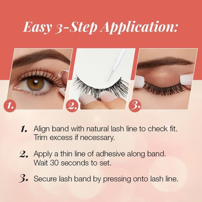 Ardell Strip Lashes Naked Lashes #424, 4 Pairs x 1-Pack